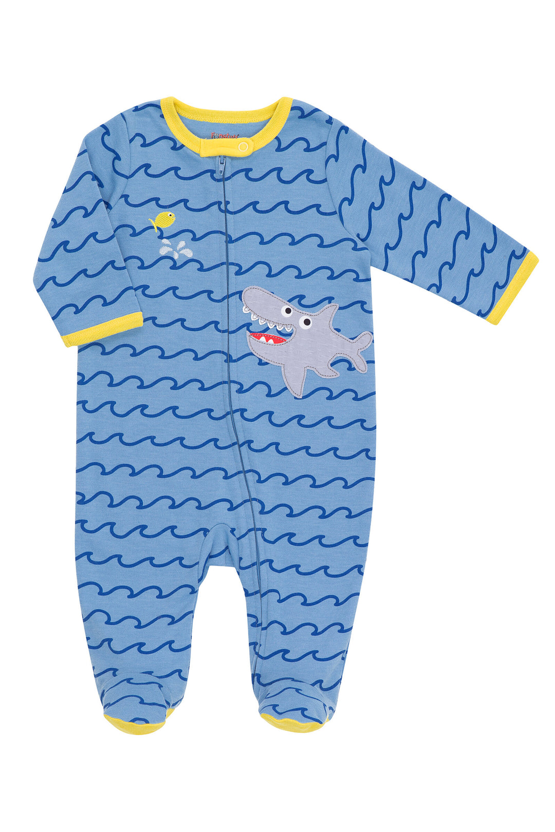 Funstuff Funstuff Animals 3 Pack Zip Up Long Sleeve Sleep N' Play Coveralls