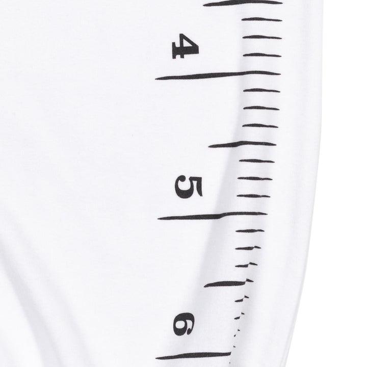 Funstuff Milestone Ruler Anudado Manga Larga Swaddle Sleeper Bata