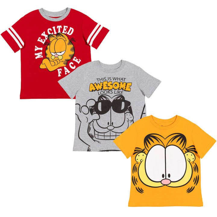 Garfield 3 Pack Graphic T-Shirt