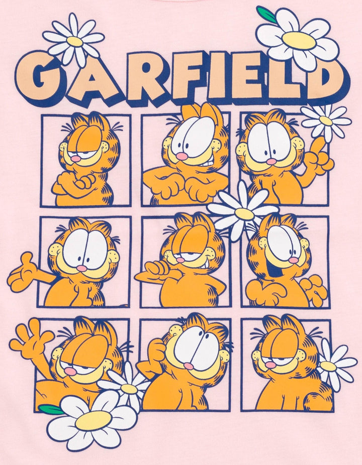 Garfield T - Shirt and French Terry Dolphin Shorts Outfit Set - imagikids