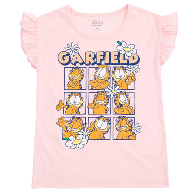 Garfield T - Shirt and French Terry Dolphin Shorts Outfit Set - imagikids