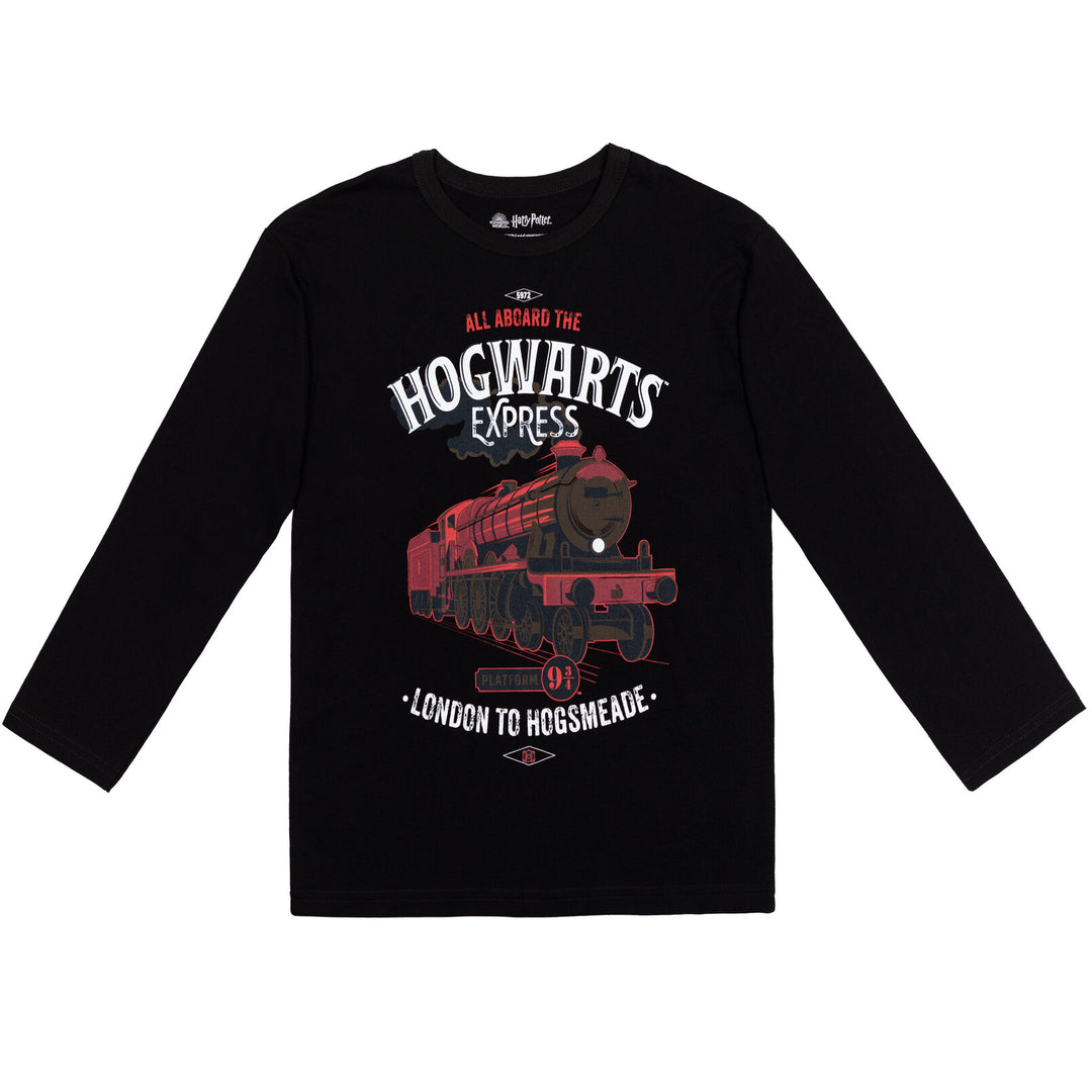 Paquete de 2 camisetas gráficas de manga larga de Harry Potter Hogwarts