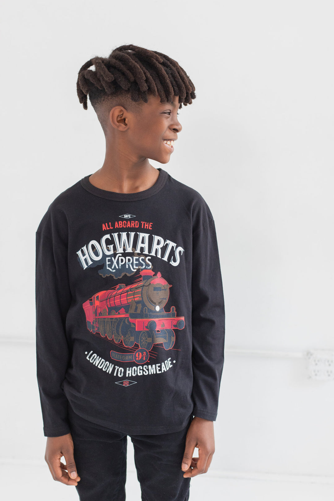 Paquete de 2 camisetas gráficas de manga larga de Harry Potter Hogwarts