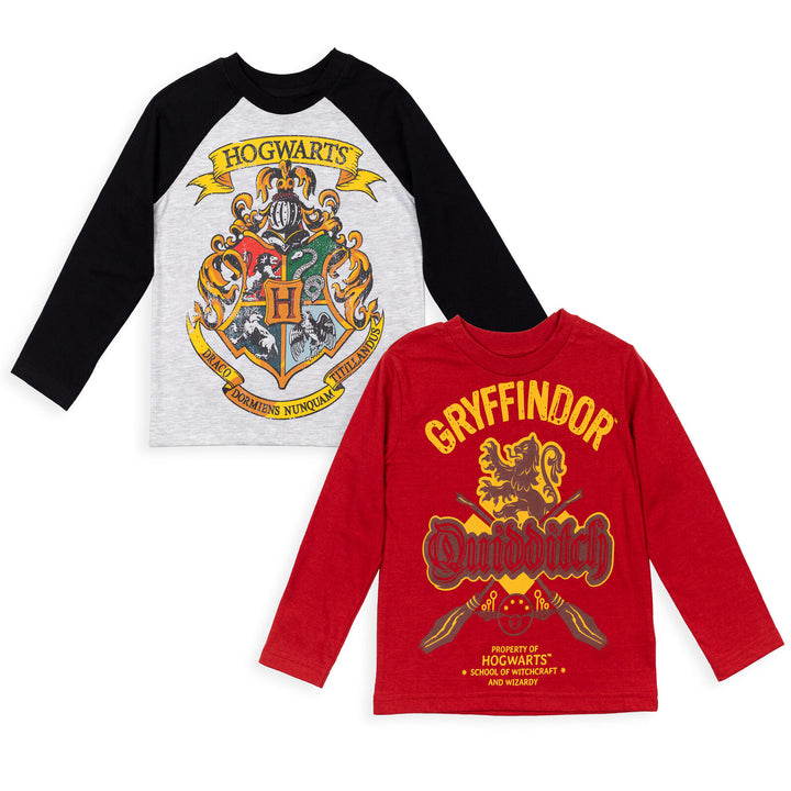 Pack de 2 camisetas gráficas de manga larga de Harry Potter