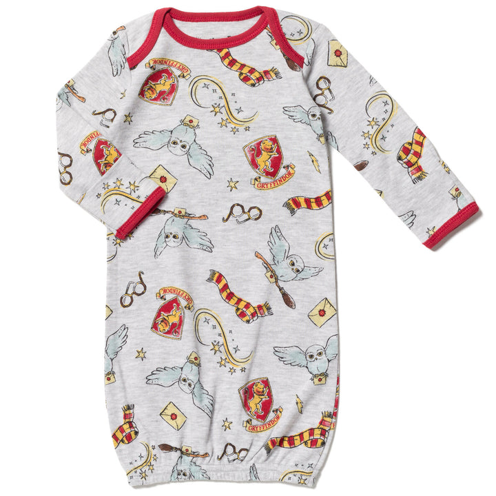 Harry Potter 3 Pack Long Sleeve Swaddle Sleeper Gowns