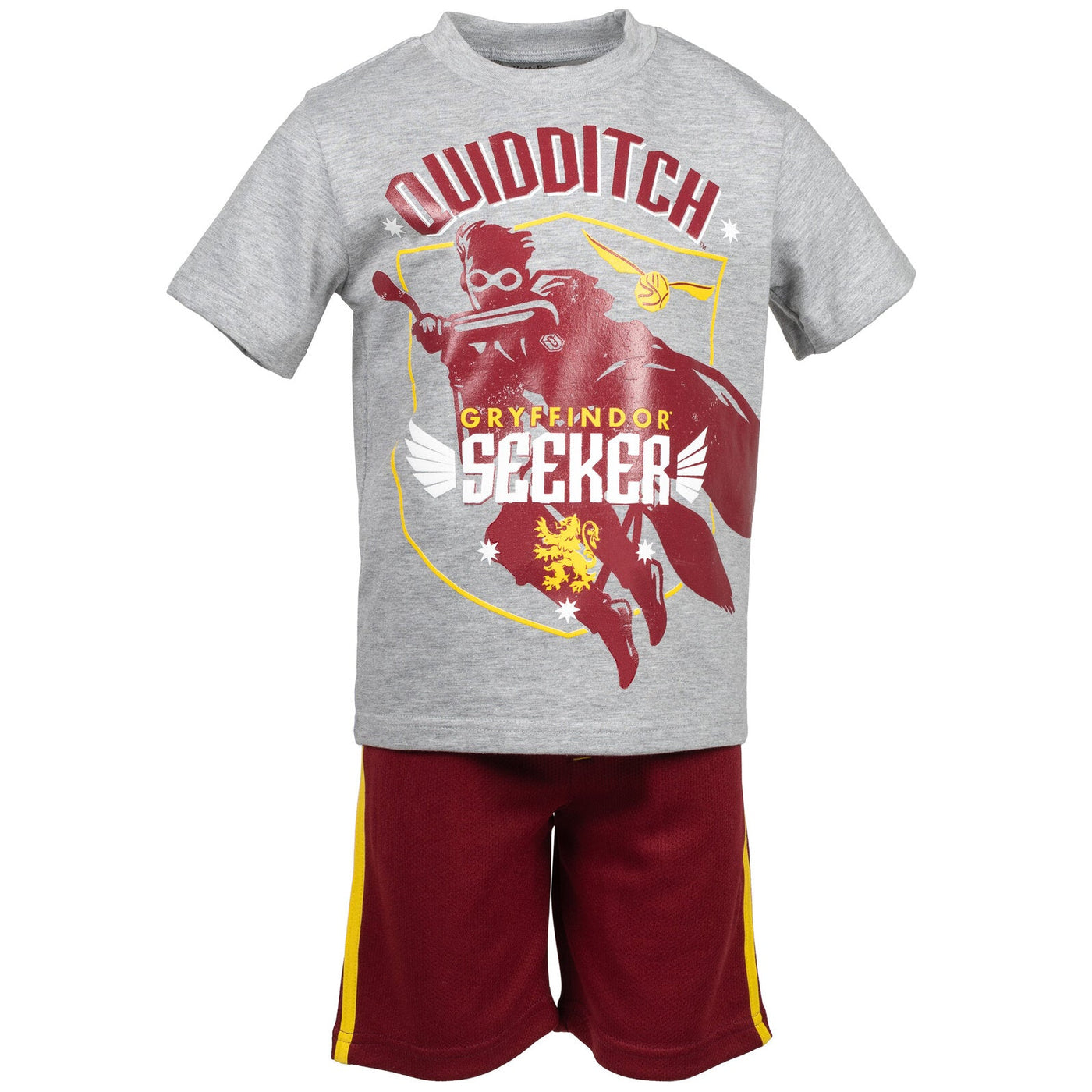 Harry Potter Athletic Pullover T-Shirt Mesh Shorts Outfit Set - imagikids