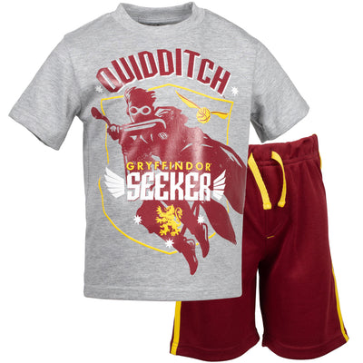 Harry Potter Athletic Pullover T-Shirt Mesh Shorts Outfit Set