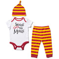 Conjunto de 3 piezas de Harry Potter: Bodi mimoso Pantalones Sombrero