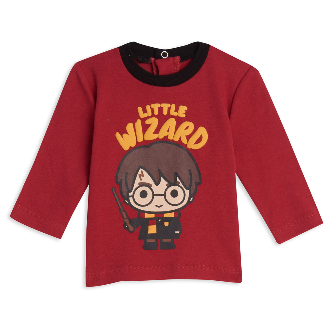 Harry Potter 4 Piece Outfit Set: Bodysuit T-Shirt Pants