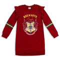 Vestido tipo jersey de manga larga con volantes de rizo francés Hogwarts de Harry Potter