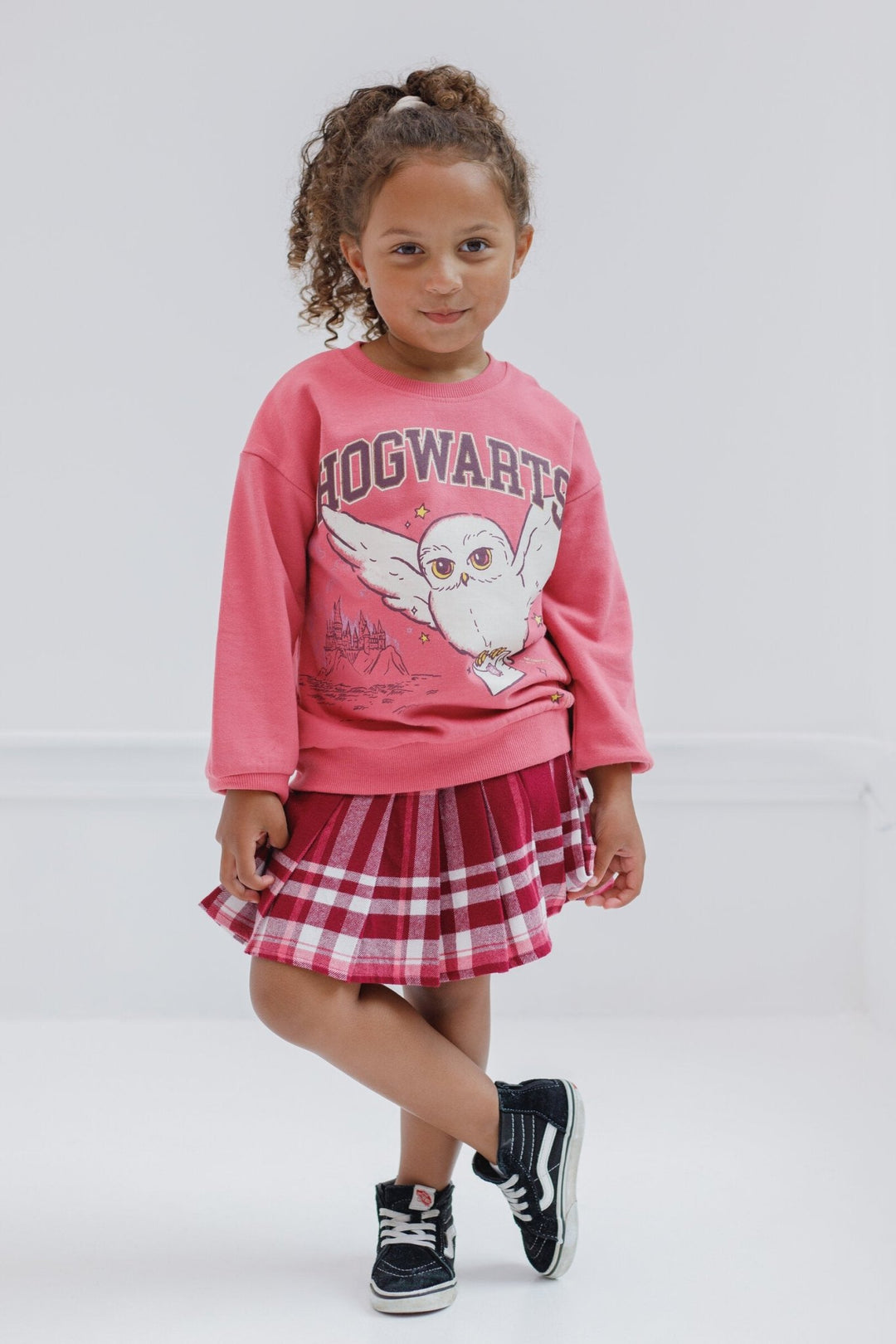 Harry Potter Hedwig Fleece Sweatshirt and Pleated Skirt - imagikids