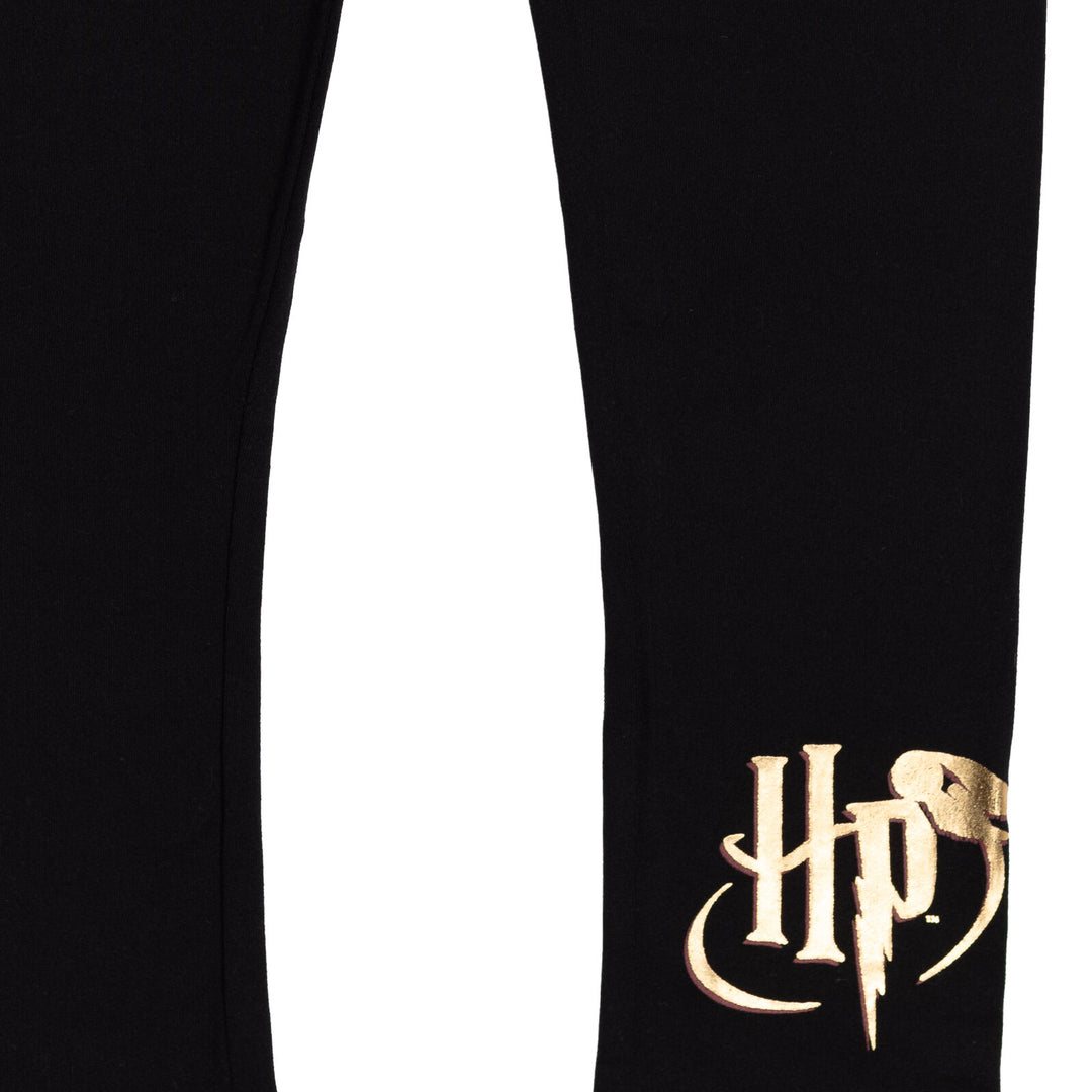 Hogwarts Long Sleeve Graphic T-Shirt & Leggings Set