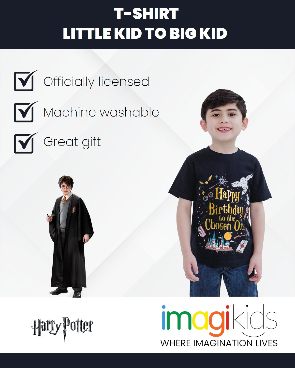Harry Potter Vintage Wash T-Shirt - imagikids
