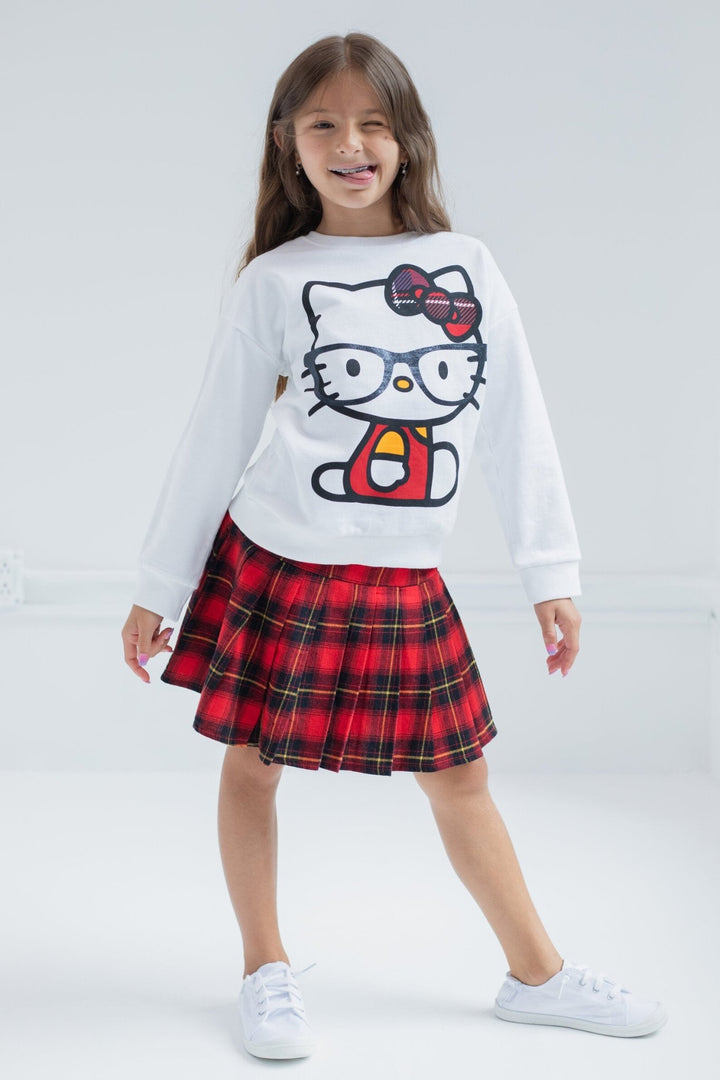 Hello Kitty Fleece Sweatshirt and Skirt - imagikids