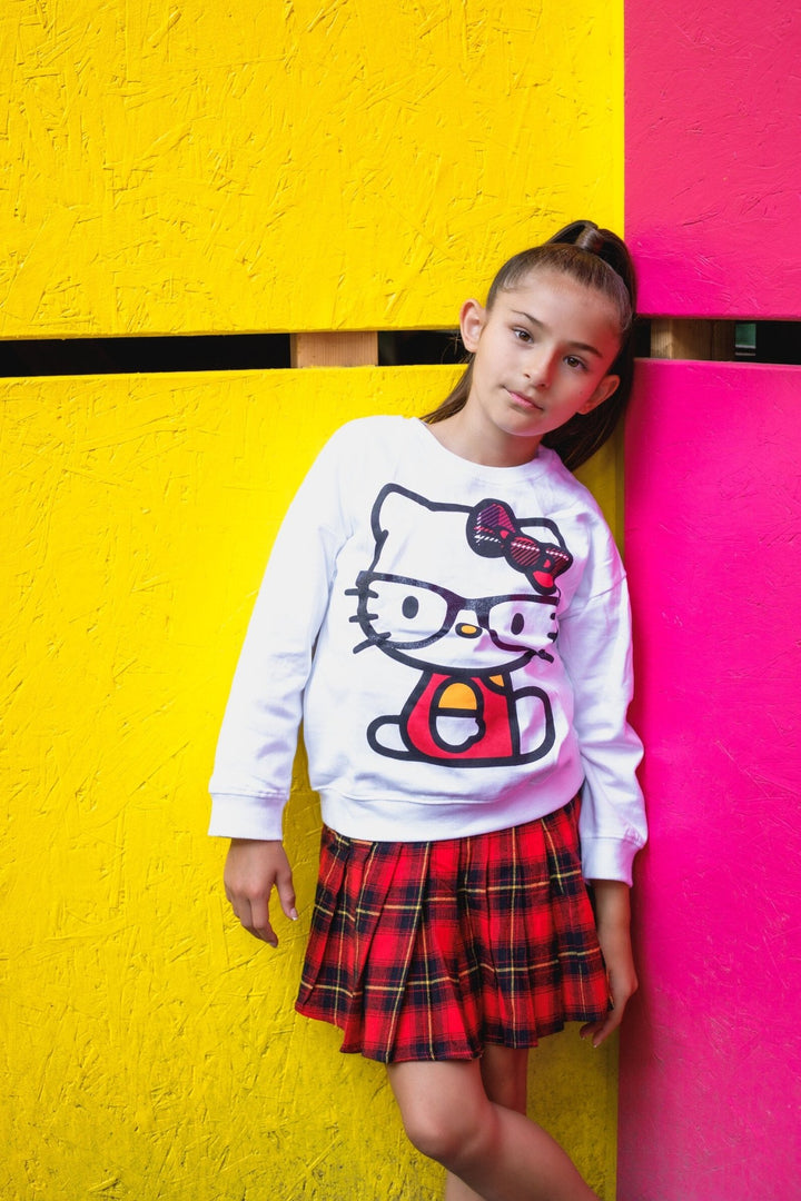 Hello Kitty Fleece Sweatshirt and Skirt - imagikids