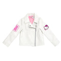 Hello Kitty Girls Faux Leather Jacket Little Kid to Big Kid