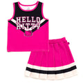 Hello Kitty Girls Scuba Cheerleader Tank Top and Pleated Skirt Toddler to Big Kid