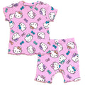 Hello Kitty Ribbed T-Shirt and Shorts Outfit Set
