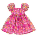 Hello Kitty Square Neck Pleated Dress