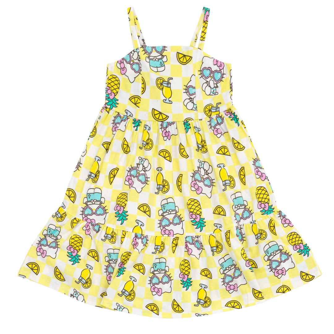 Hello Kitty Square Neck Smocked Cami Dress Toddler to Big Kid Hello Kitty Square Neck Smocked Cami Dress Toddler to Big Kid