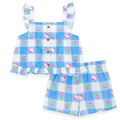 Hello Kitty Square Neck Tank Top and Shorts Outfit Set