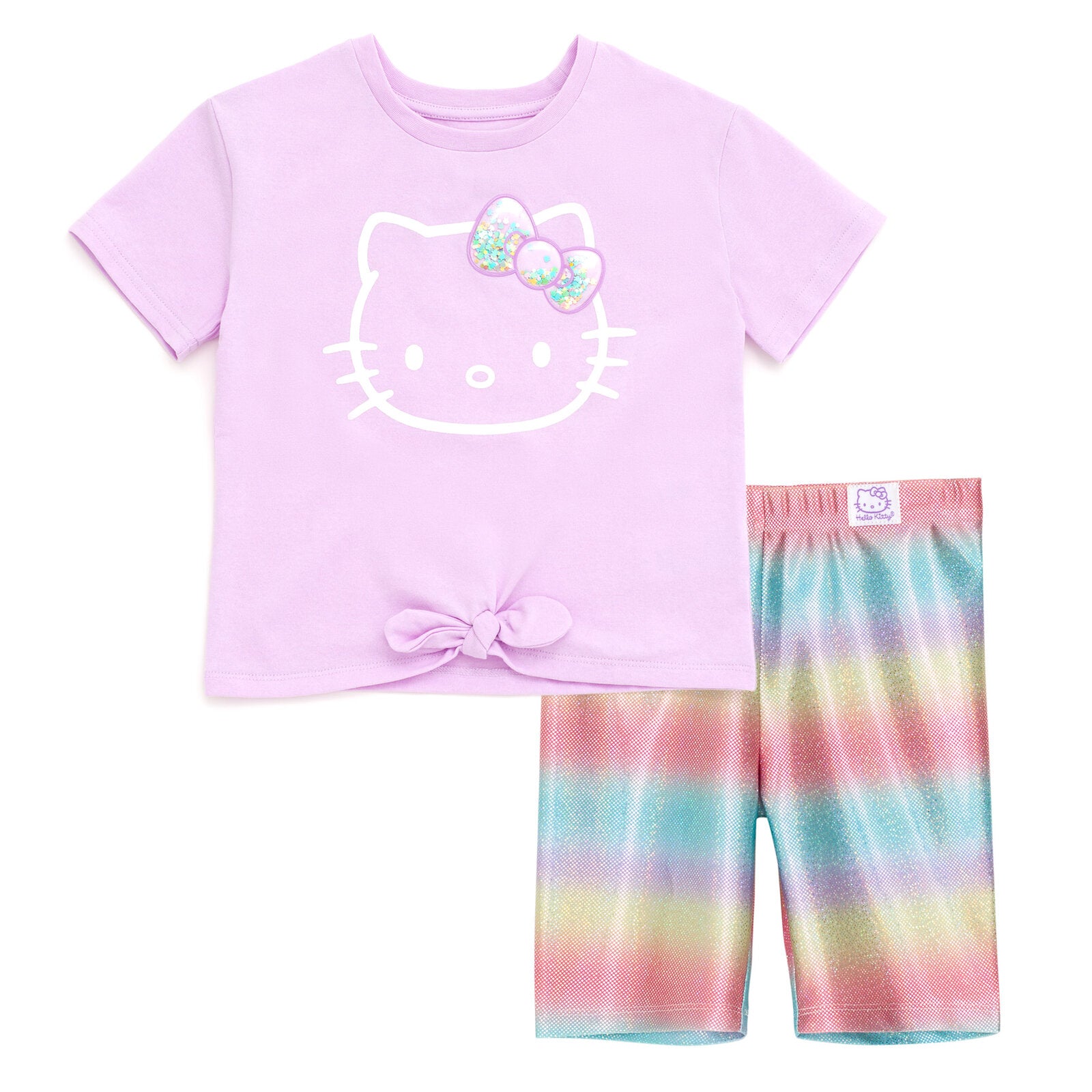 Hello Kitty T-Shirt and Bike Shorts Outfit Set | FREE Shipping on ...