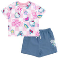 Hello Kitty T-Shirt and Chambray Shorts Outfit Set
