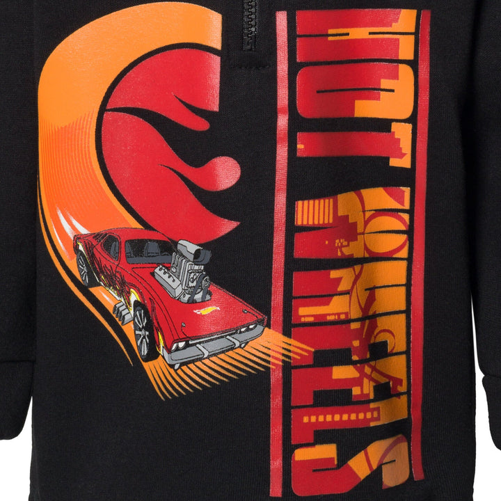 Hot Wheels Fleece Half Zip Hoodie - imagikids