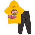 Hot Wheels Hooded T-Shirt and Fleece Jogger Pants Outfit Set