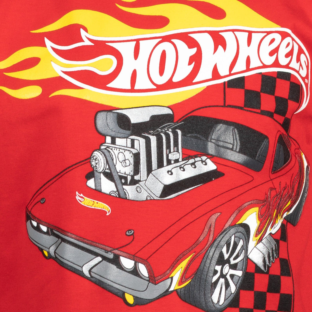 Hot Wheels T-Shirt and Mesh Shorts Outfit Set - imagikids