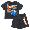 Hot Wheels T-Shirt and Shorts Outfit Set
