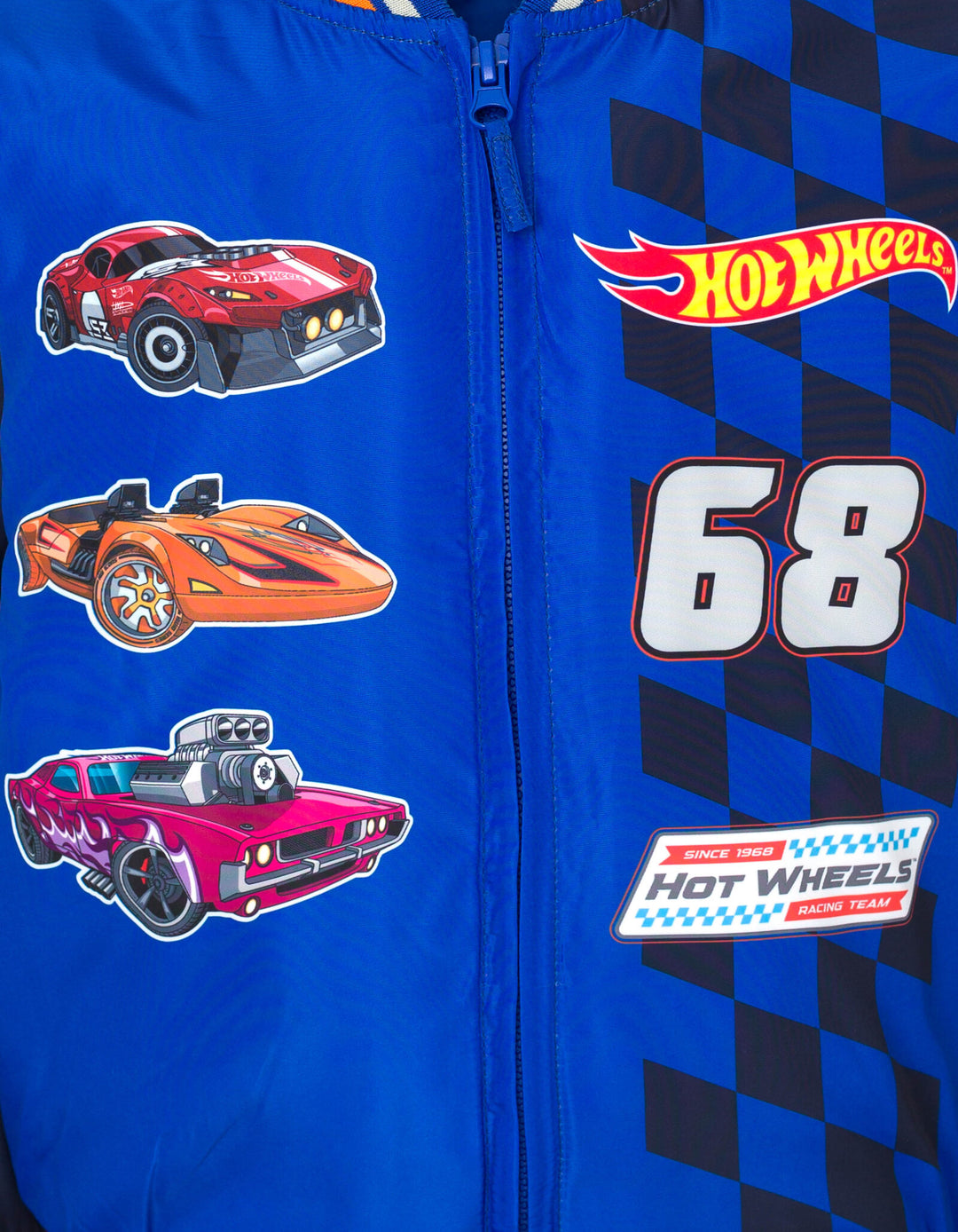 Hot Wheels Zip Up Varsity Bomber Jacket