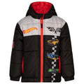 Hot Wheels Zip Up Winter Coat Puffer Jacket Toddler to Big Kid