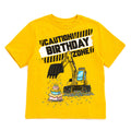 imagikids Construction Birthday Graphic T-Shirt Toddler to Little Kid Sizes