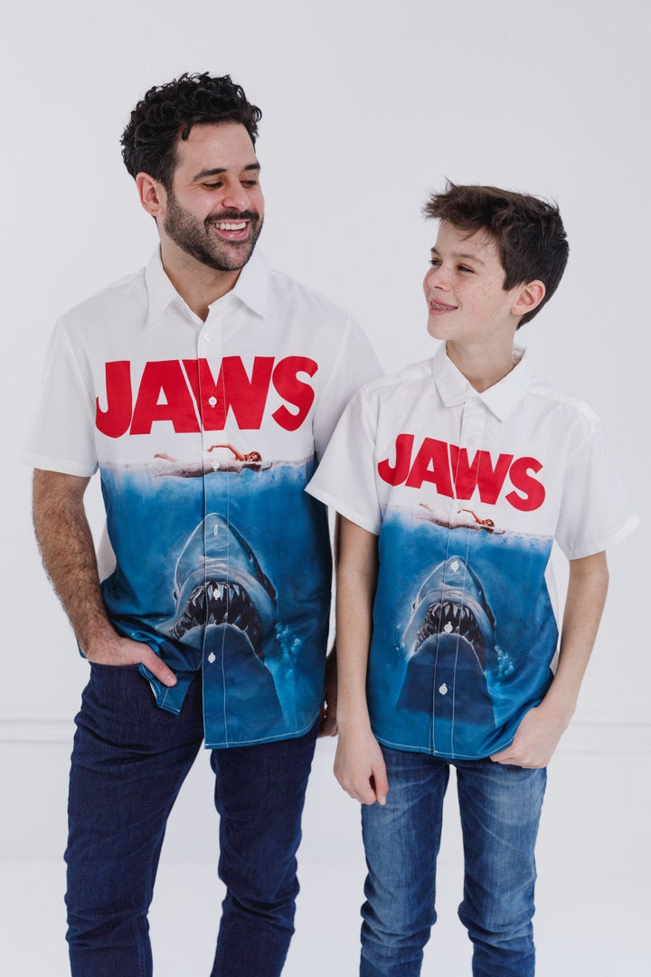 JAWS Hawaiian Button Down Dress Shirt - imagikids