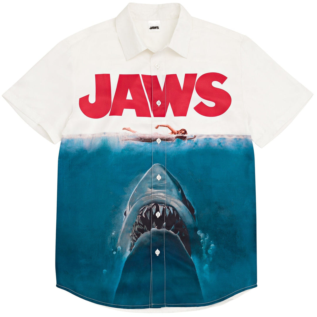 JAWS Hawaiian Button Down Dress Shirt - imagikids