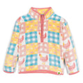 John Deere Chickens Girls Half Zip Woobie Sweatshirt Toddler