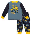 John Deere Construction Raglan Pajama Shirt and Pajama Pants Sleep Set Toddler to Little Kid