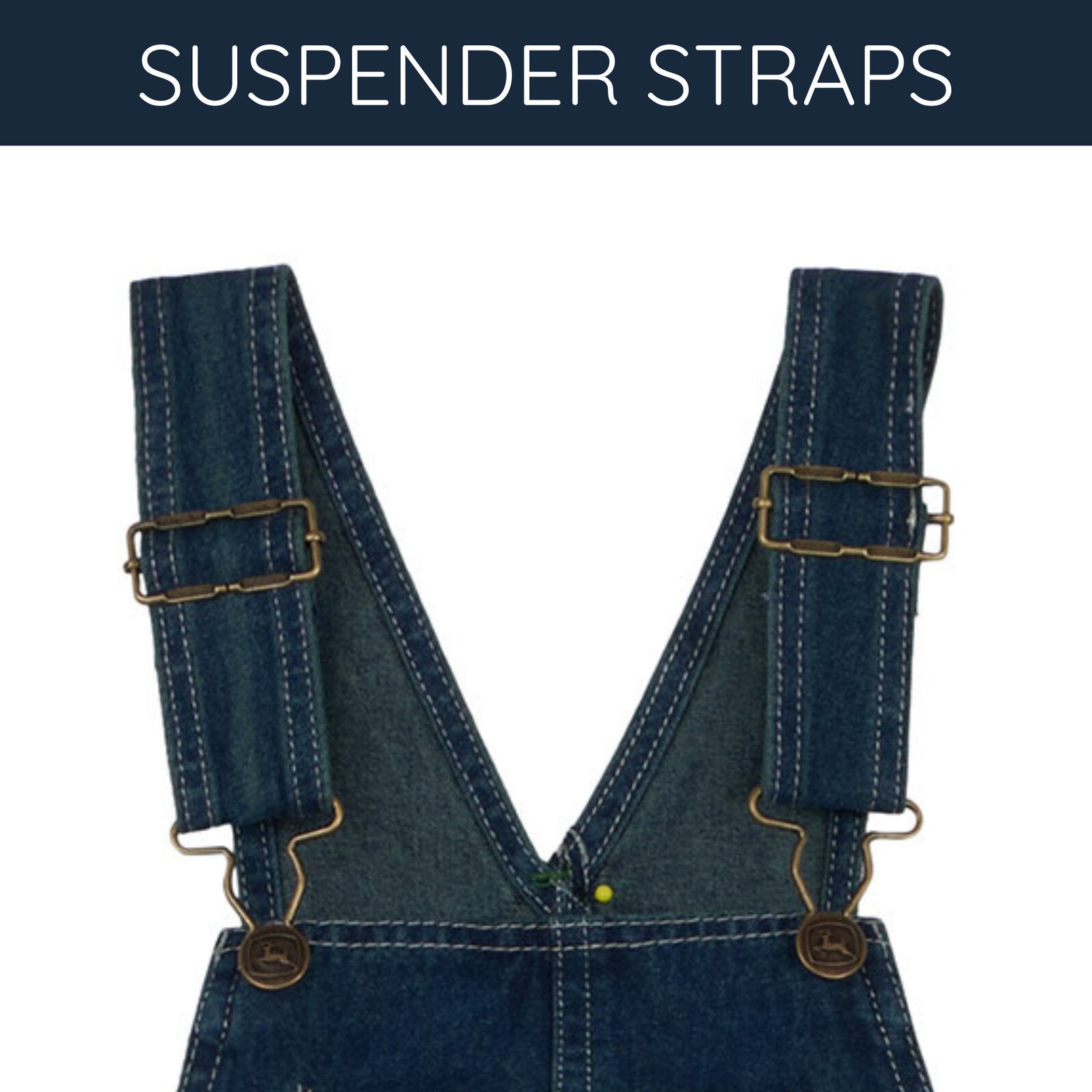 John Deere Denim Square Neck Bib Overalls – imagikids