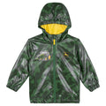John Deere Tractor Camo Zip Up Waterproof Hooded Rain Jacket Coat