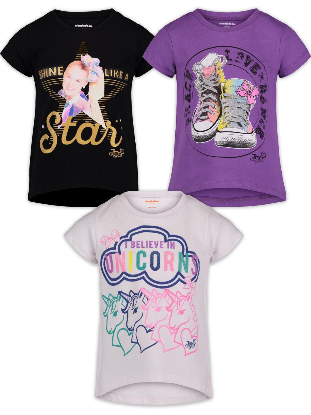 JoJo Siwa 3 Pack T-Shirts - imagikids