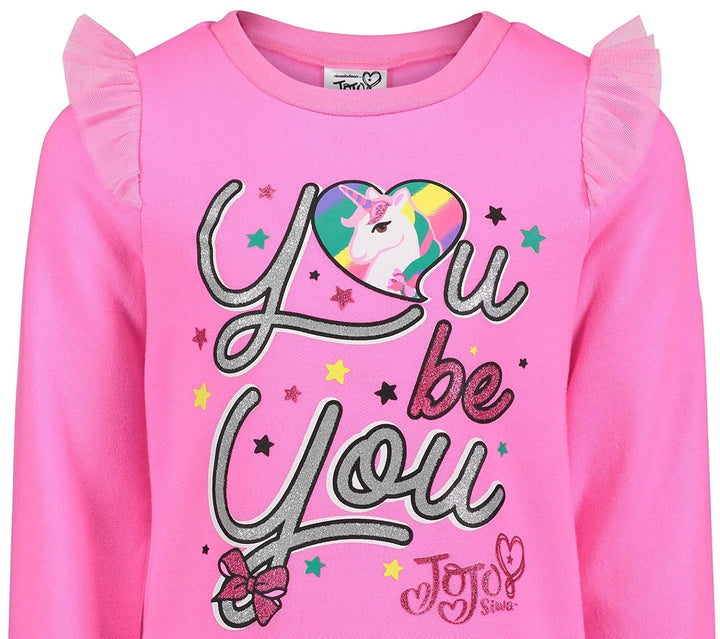 JoJo Siwa Fleece Sweatshirt and Leggings Outfit Set - imagikids