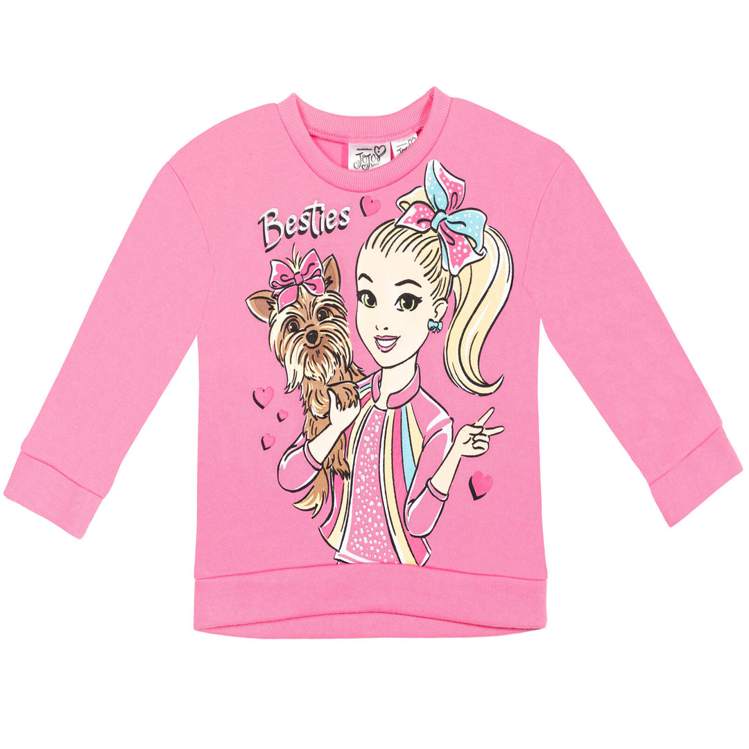 JoJo Siwa Fleece Sweatshirt and Leggings Outfit Set