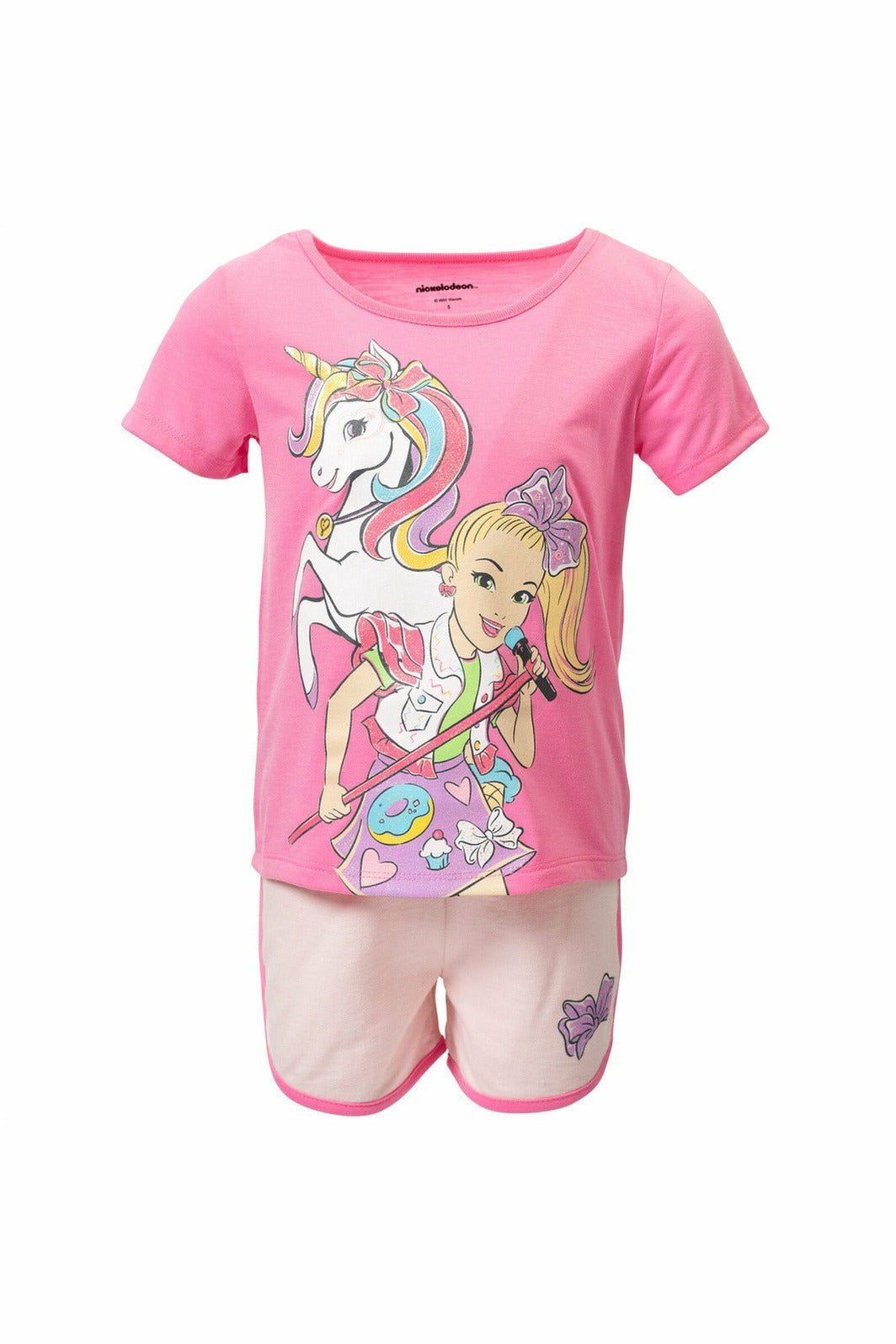 JoJo Siwa Graphic T-Shirt & French Terry Shorts - imagikids