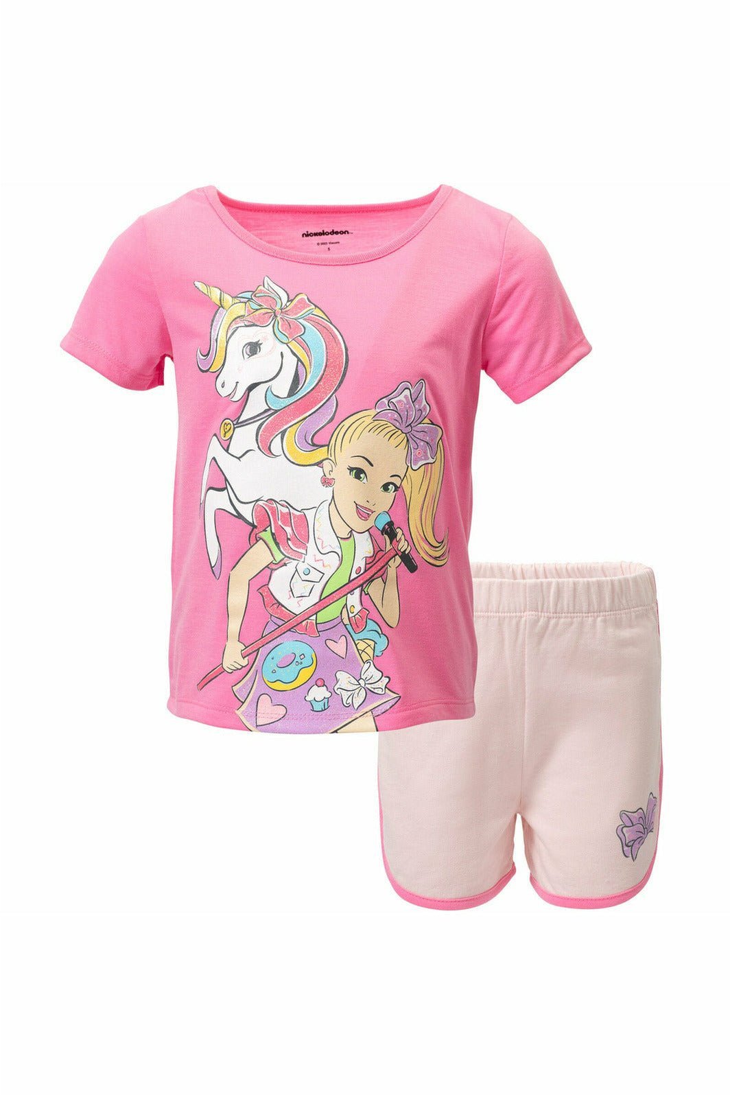 JoJo Siwa Graphic T-Shirt & French Terry Shorts - imagikids