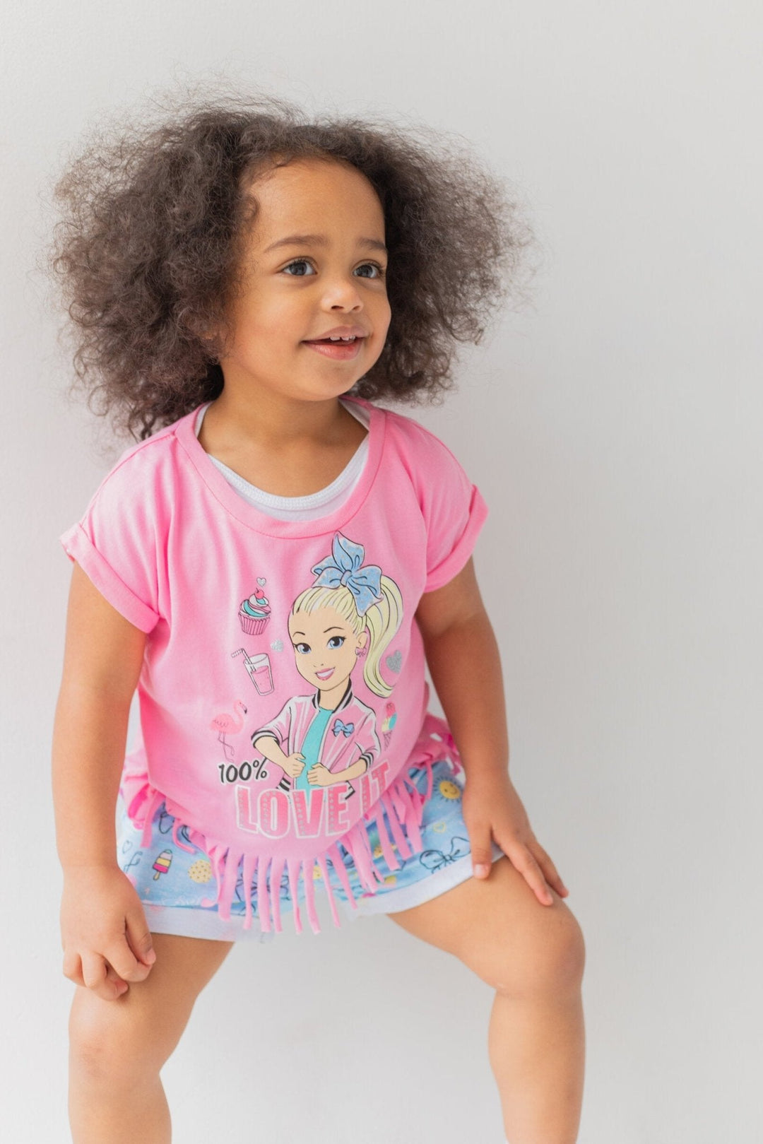 JoJo Siwa Graphic T-Shirt & French Terry Shorts - imagikids