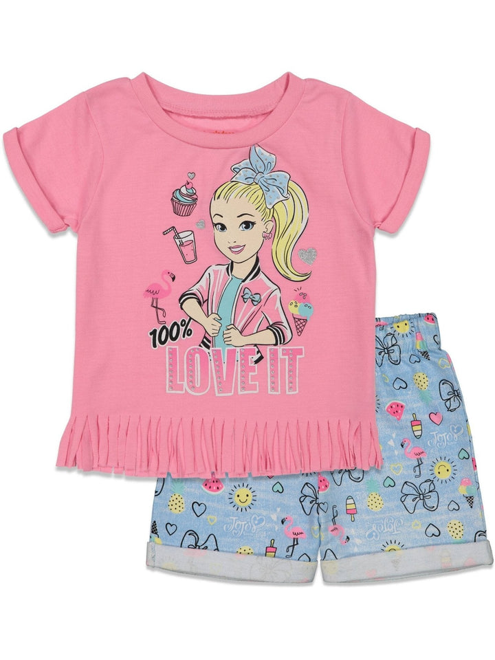 JoJo Siwa Graphic T-Shirt & French Terry Shorts - imagikids