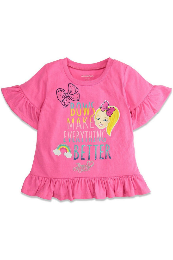 Jojo Siwa Ruffle Graphic T-Shirt & Leggings Set - imagikids