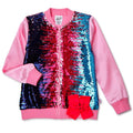 Chaqueta bomber con cremallera y lentejuelas de JoJo Siwa
