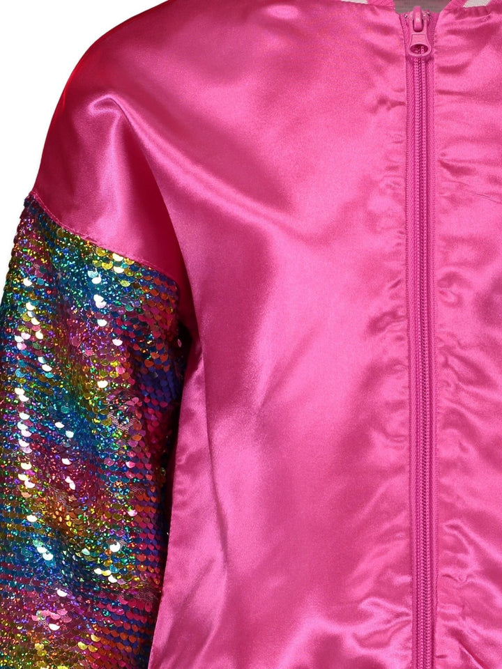 JoJo Siwa Sequin Zip Up Bomber Jacket - imagikids